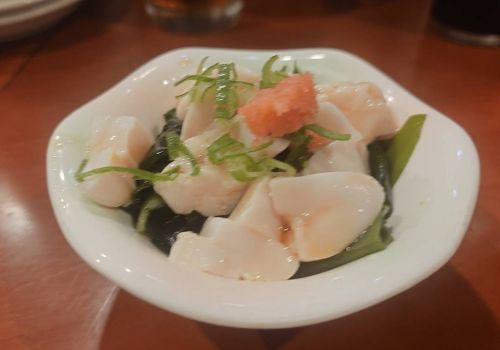 鯛の白子ポン酢写真画像